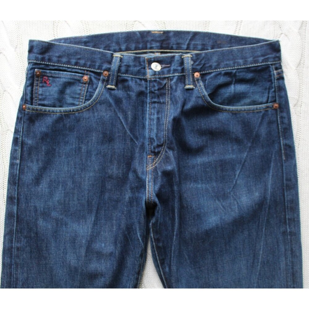 POLO RALPH LAUREN Men's Classic 867 Jeans, Size 33 x 30 - Picture 2 of 12